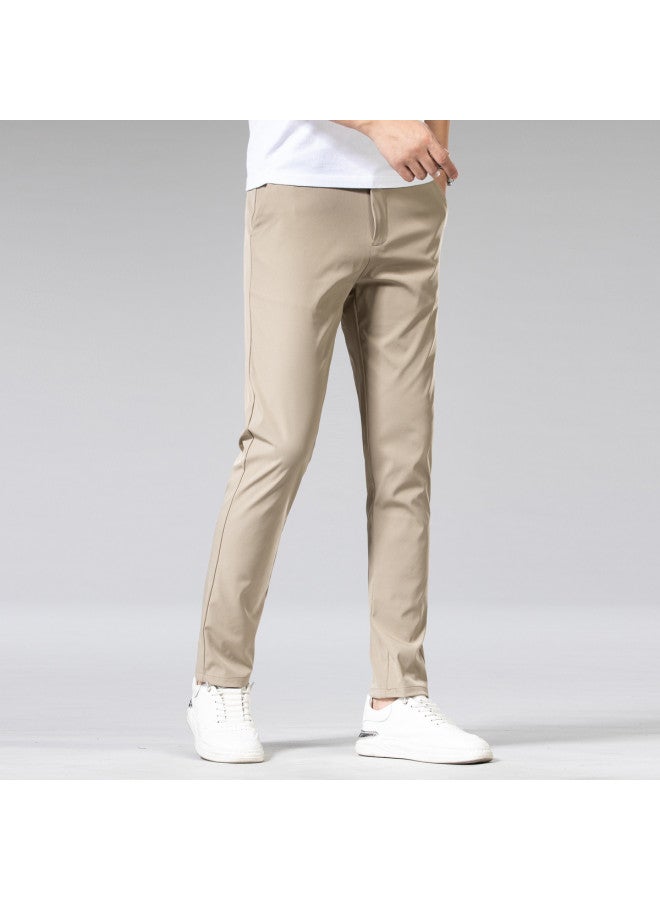 Fapai Medium Thickness, Easy To Care For] Spring Business Casual Versatile Comfortable Mid-rise Casual Pants Men's Casual Pants - Image 3