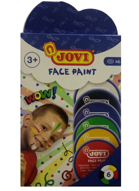 6-Piece Face Paint Multicolor