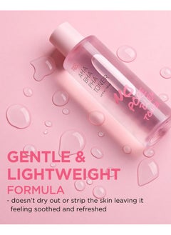 Touch in Sol No Poreblem Aha Bha Pha Toner - Glycolic & Salicylic Acid Liquid Exfoliator - Makeup Prep & Pore Cleanser - Exfoliate, Soothe & Refresh Skin For Brighter Complexion  - Image 2