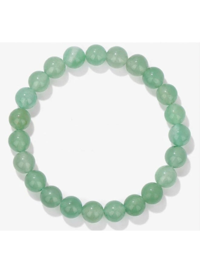 Natural Stones Yoga Bracelet Stress Relief Crystal Healing Beaded Bracelets 8mm Mantra Stretchy Handmade Bracelets Inspirational Gifts with Message Card - Image 2