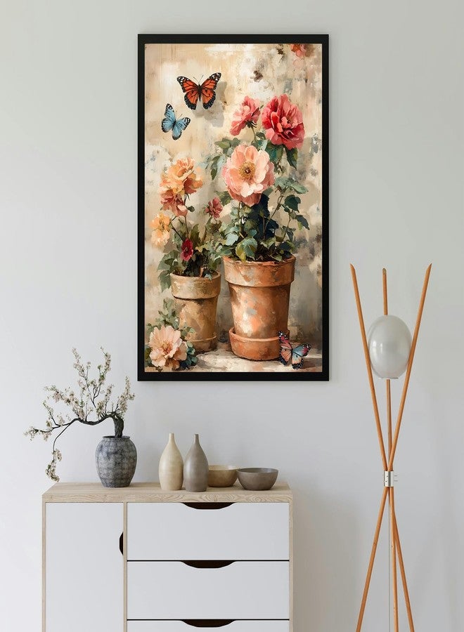 MBNTJHT DIY Flowers Paint by Numbers Kit for Adults,Unframed Potted Flowers Paint by Number Kits for Beginners,Acrylic Watercolor Painting Crafts Kit for Home Decor 16X20 Inch. - Image 4