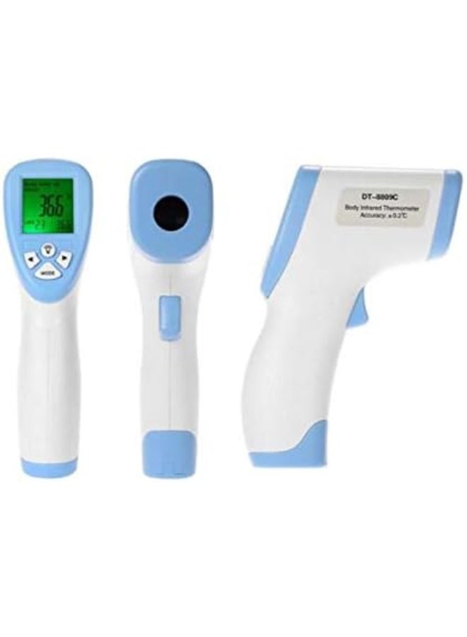 مقياس حرارة رقمي بالأشعة تحت الحمراء بدون لمس – للجبين وجسم الإنسان مع وظيفة حفظ البيانات - Image 3