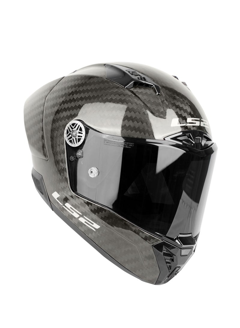 LS2 HELMETS FF805 Thunder Carbon GP Pro Solid Carbon 9K Premium Racing Helmet - 609296 - Image 2