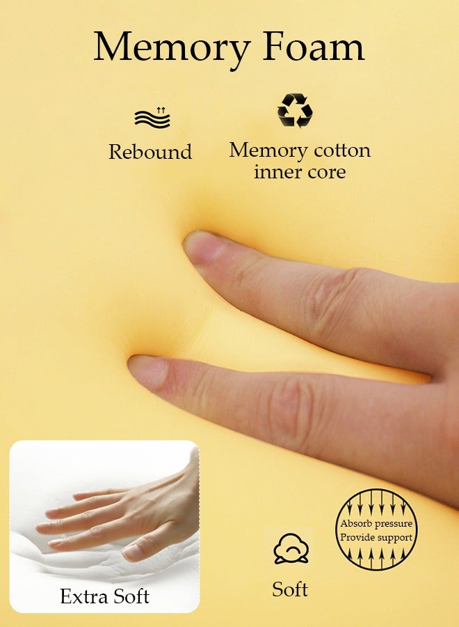 DUNISO Adjustable Lumbar Support Pillow Improve Lower Back PainRelief and Sitting Posture Adjustable Slider Ergonomic Memory Foam Back Cushion for Long Sitting for Office Chair Car Plane - Image 4