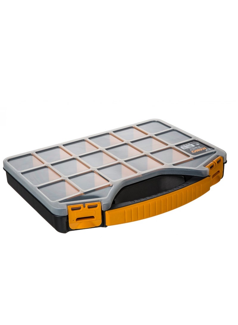 Mano ORG 13" Tools Organizer (326 mm x 257 mm x 48 mm) – High-Quality Plastic Case with 20 Versatile Dividers and Secure Plastic Lock - Image 4