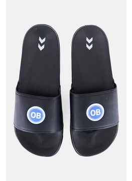 Hummel Men OB Pool Slide Slip On Slides, Black  - Image 3
