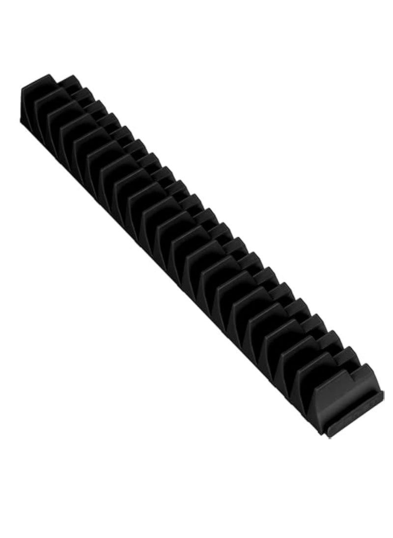 Generic 20 Pcs Magnetic Wrench Pro Wrench Storage, Tool Drawer Organizers, for 20 Wrenches - Black  - Image 5