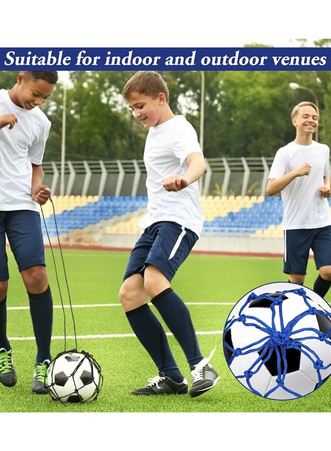 قطعتان من أدوات تدريب ركل كرة القدم، شبكة تدريب إرجاع كرة القدم تناسب أحجام الكرات 3 و4 و5، أداة تدريب رمي كرة القدم بدون استخدام اليدين - Image 5