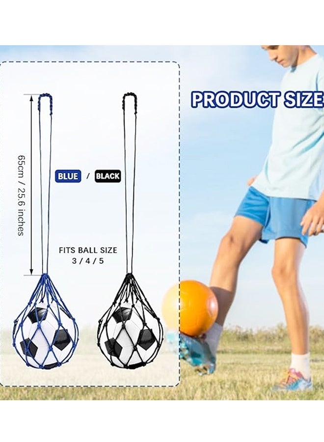 قطعتان من أدوات تدريب ركل كرة القدم، شبكة تدريب إرجاع كرة القدم تناسب أحجام الكرات 3 و4 و5، أداة تدريب رمي كرة القدم بدون استخدام اليدين - Image 2