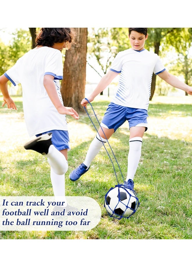 قطعتان من أدوات تدريب ركل كرة القدم، شبكة تدريب إرجاع كرة القدم تناسب أحجام الكرات 3 و4 و5، أداة تدريب رمي كرة القدم بدون استخدام اليدين - Image 4