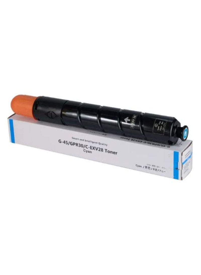 Terabyte Compatible Toner Cartridge for GPR 30 CEXV28/NPG45 IRC5045/5051/5250 (CYAN) - Image 1