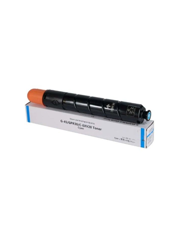 Terabyte Compatible Toner Cartridge for GPR 30 CEXV28/NPG45 IRC5045/5051/5250 (CYAN) - Image 2