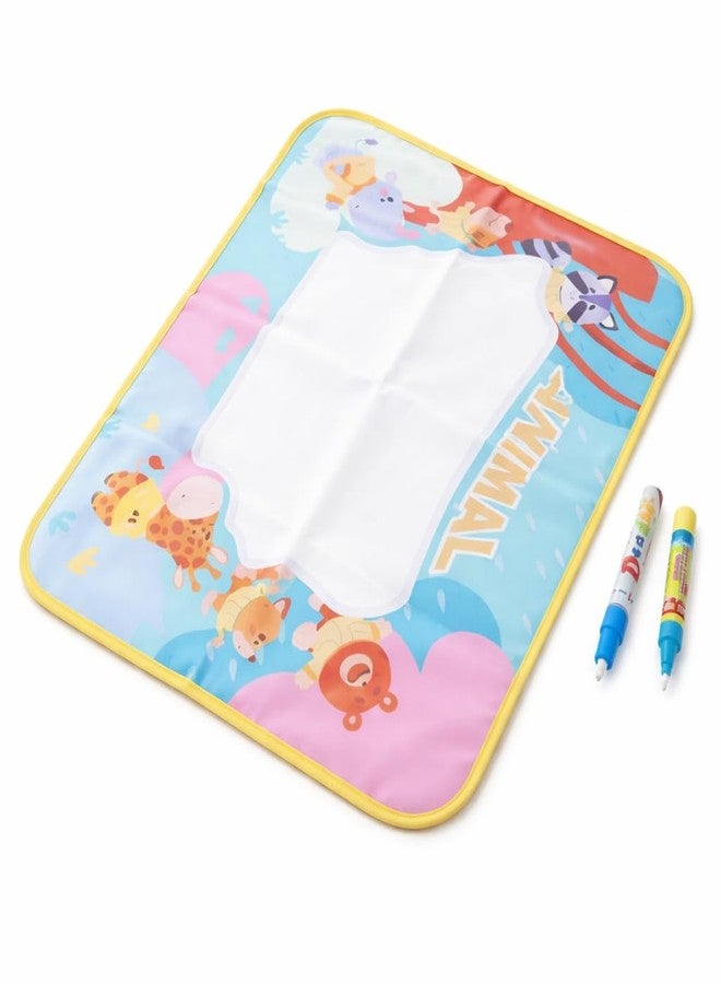 HITRUZ Magic Drawing Mat for Kids 3-7 Years | Mess Free Aqua Doodle Mat with Water Pen | Reusable Coloring & Writing Toy for Toddlers Boys & Girls | Water Painting Mat Gift - Image 1