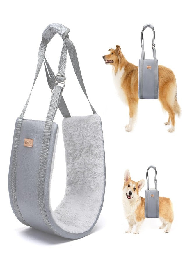Sunsleek Dog Lift Harness for Large Dogs, Adjustable Dog Sling for Back Legs, Hip Support Harness to Help Lift Dogs Rear for Helps Senior, Injured, Disabled and After ACL Surgery Dogs - Large, Grey - Image 1