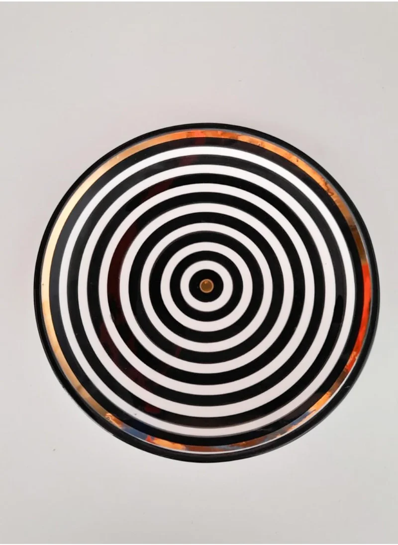 Taddart Stripes Ceramic Plate size 27cm