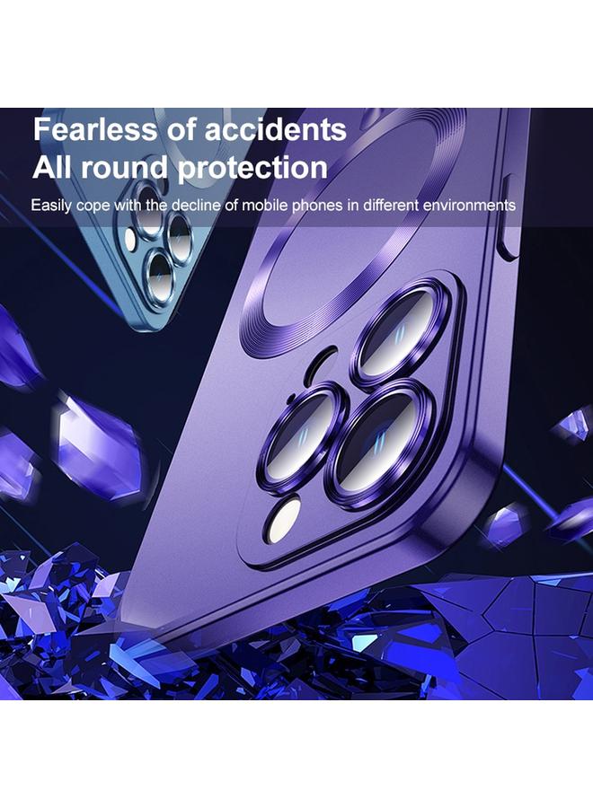 S-TOP Case For iPhone 12 Pro Max Liquid Lens Protector Magsafe Phone Case - Image 4