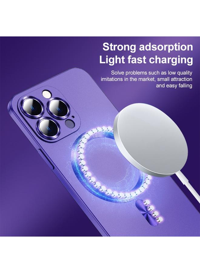 S-TOP Case For iPhone 12 Pro Max Liquid Lens Protector Magsafe Phone Case - Image 3