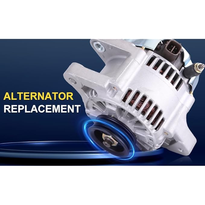 Eforcase Alternator Replacement Fit for To*yota for Yaris L4 1.5L 2006-2009 Rebuilt 80 Amp Alternator Replace 104210-840 11203 27060-21151 11203 - Image 4