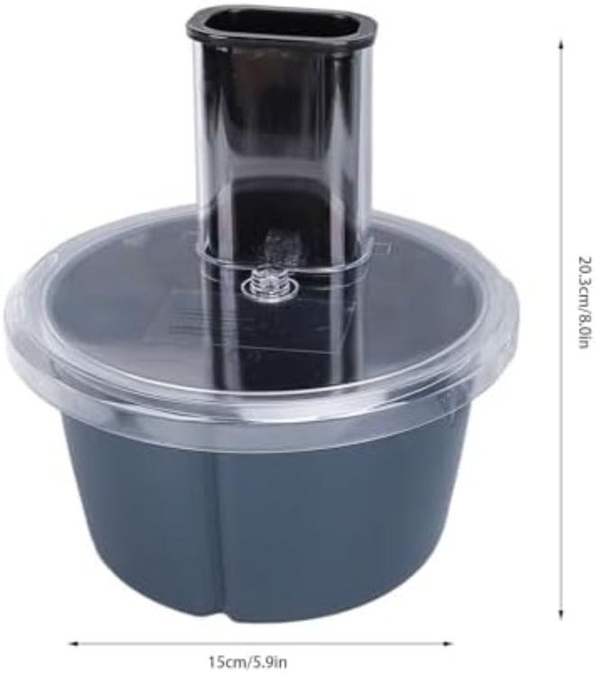 Senbowe Electric Vegetable Cutter for TM5 TM6, Professional Cutter Kit, High Efficiency, Food Processor Container Attachment, Easily Installable, Premium Stainless  Steel - Image 2
