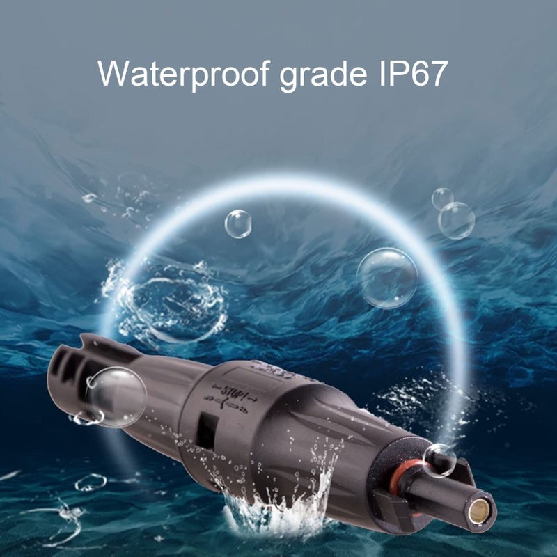 Inline PV Connector Holder IP67 Rated 10A High Tenacity Photovoltaic Connector - Image 3