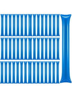 Civaner Civaner 48 Pcs Christmas Thunder Stick Team Spirit Boom Stick Cheering Stick Plastic Cheerleading Spirit Stick Clapper Inflatable Noise Maker Sports Supply(Blue)  - Image 1