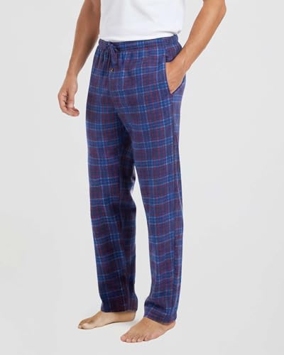 REALESSENTIALS Real Essentials 3 Pack: Men's Fleece Pajama Pants Loungewear Soft Pj Bottoms Sleepwear Pockets (Big & Tall Available) Set 2-L - Image 5