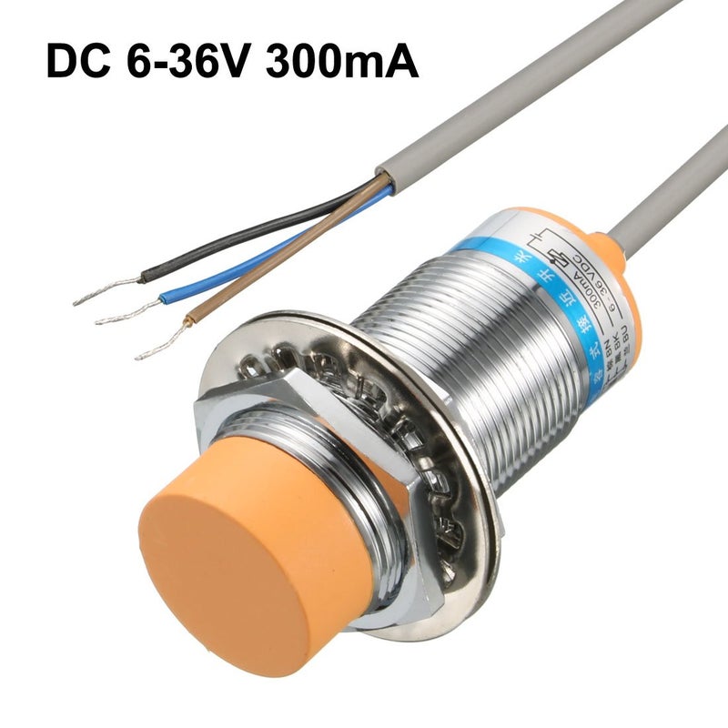 uxcell 25mm Capacitance Proximity Sensor Switch Detector NPN NO DC 6-36V 300mA 3-Wire LJC30A3-H-Z/BX for 3D Printer Probe Bed Leveling, MCU Board - Image 2
