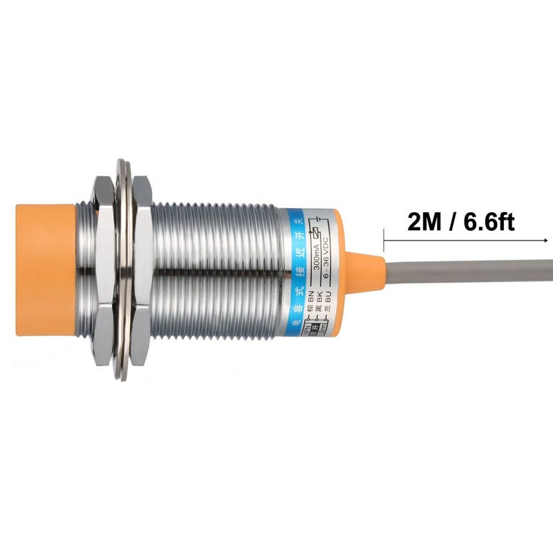 uxcell 25mm Capacitance Proximity Sensor Switch Detector NPN NO DC 6-36V 300mA 3-Wire LJC30A3-H-Z/BX for 3D Printer Probe Bed Leveling, MCU Board - Image 5