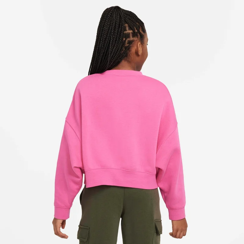 Nike Kids' Sportswear Oversized Fleece Sweatshirt