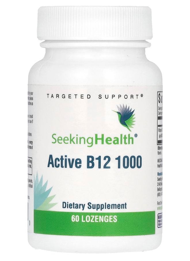 Seeking Health Active B12 1000 60 Lozenges 