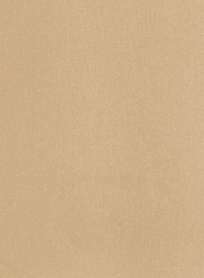 OPTRA - Basics Solid & Plain 300 Tc Microfiber 1 Bedsheet with 1 Pillow Cover, Size- (Single Bed, Beige) - Image 4