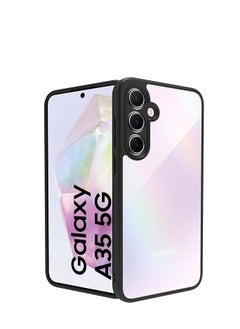 Bumper Protective Case for Samsung Galaxy A35 Silicone TPU Bumper Ultra Durable Ultra-Safe Camera Optimum Solution Black