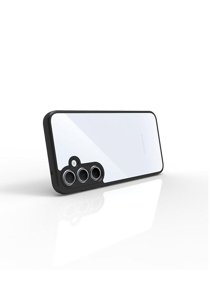 Generic - Bumper Protective Case for Samsung Galaxy A35 Silicone TPU Bumper Ultra Durable Ultra-Safe Camera Optimum Solution Black - Image 1