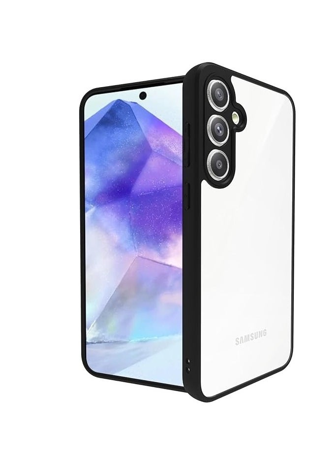 Generic - Bumper Protective Case for Samsung Galaxy A35 Silicone TPU Bumper Ultra Durable Ultra-Safe Camera Optimum Solution Black - Image 1