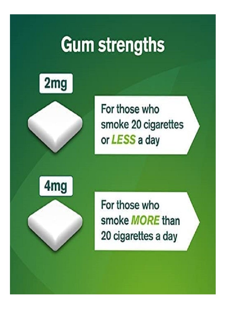 nicorette Gum 4 mg Original Flavor 210 pieces  - Image 4