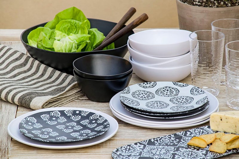 TarHong Black Bamboo Serving Bowl 119 x 36 142 oz Planta Majority Plant Based Melamine Material - Image 2