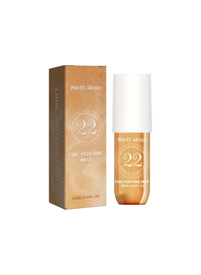 North Moon Perfume Spray Fragrance Natural Fresh Fragrance Ladies' Ear Wrist Perfume Spray - Image 1