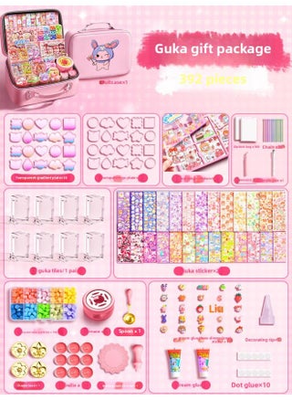 Cream Gel Goo Card Diy Children's Handmade Creative Toys Cute Hand Account Stickers Play Full Set Of Spot-Specifications:[Pink Rabbit] Goka Fire Paint Entry Selection 392 Pieces - pzsku/ZABC0C70868963EB0A2AFZ/45/1745425441/0b93d12d-314a-4223-b389-bfcec80c338e
