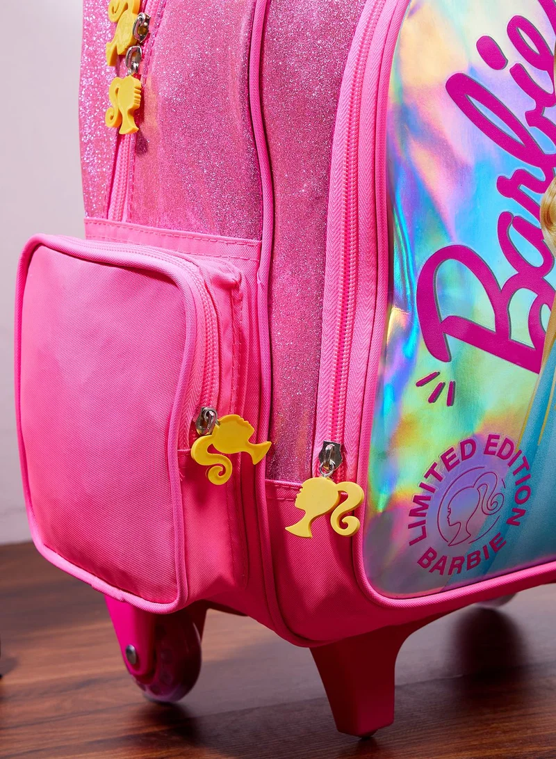 Barbie Back To School Barbie Glitter Trolley Bag
