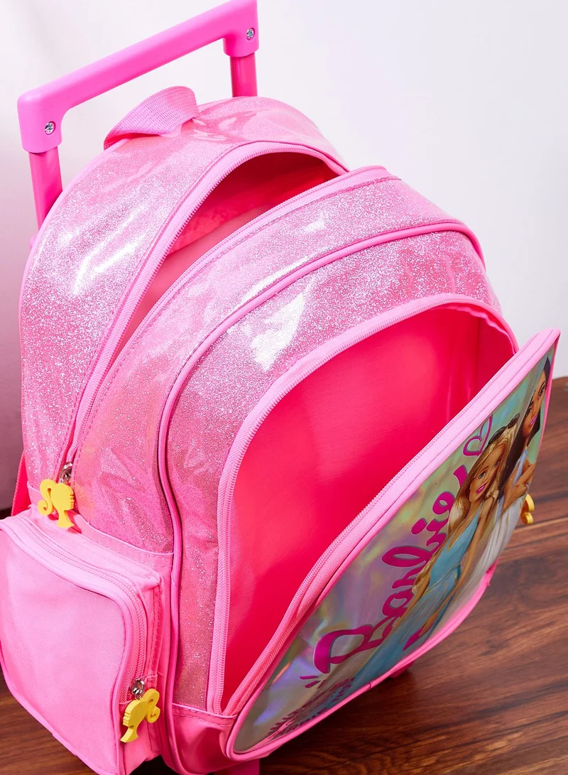 Barbie Back To School Barbie Glitter Trolley Bag