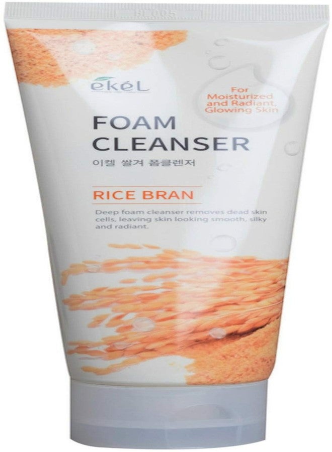 EKEL Foam Cleanser Rice Bran and Witch Hazel Extract - Deep Foam Cleanser Removes Dead Skin Cells, Leaving Skin Looking Smooth, Silky and Radiant, Moisturized, Radiant & Glowing Skin, 6.09 oz - Image 1