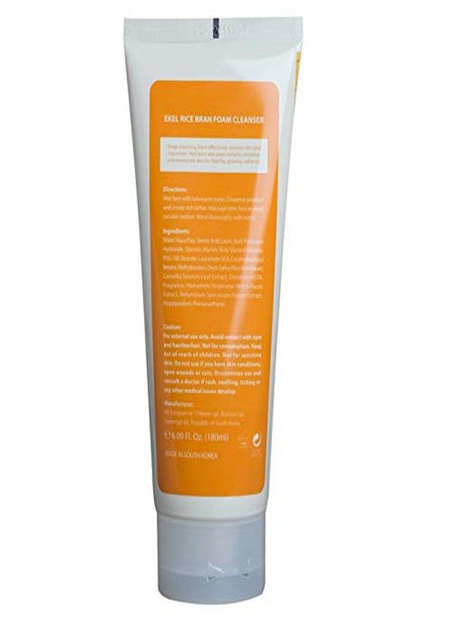 EKEL Foam Cleanser Rice Bran and Witch Hazel Extract - Deep Foam Cleanser Removes Dead Skin Cells, Leaving Skin Looking Smooth, Silky and Radiant, Moisturized, Radiant & Glowing Skin, 6.09 oz - Image 2