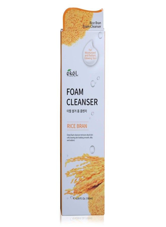 EKEL Foam Cleanser Rice Bran and Witch Hazel Extract - Deep Foam Cleanser Removes Dead Skin Cells, Leaving Skin Looking Smooth, Silky and Radiant, Moisturized, Radiant & Glowing Skin, 6.09 oz - Image 3