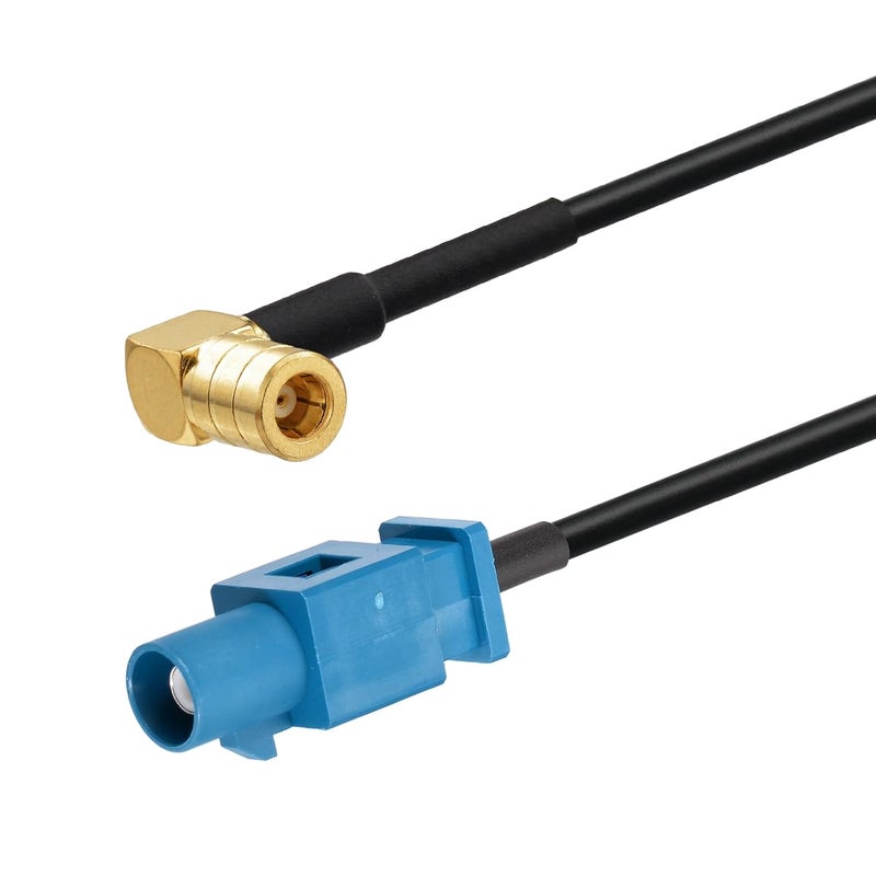 BINGFU Vehicle Car Truck SUV Satellite Radio Antenna Adapter Converter Cable, 3.28ft Fakra Z Male to SMB Plug Coaxial Pigtail Cable for Car Sirius XM Satellite Radio Stereo Receiver Tuner - Image 2