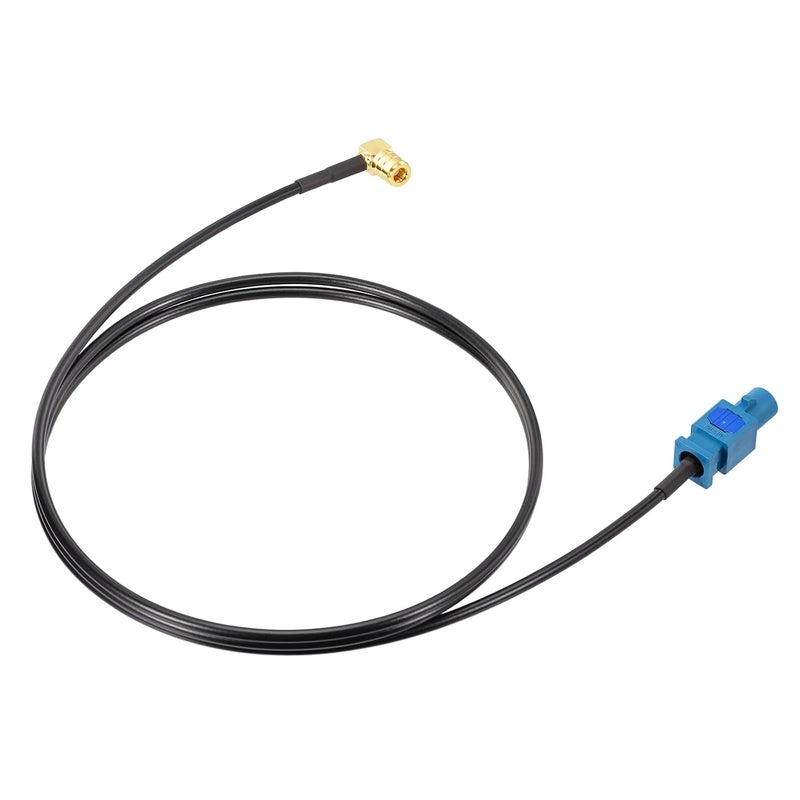 BINGFU Vehicle Car Truck SUV Satellite Radio Antenna Adapter Converter Cable, 3.28ft Fakra Z Male to SMB Plug Coaxial Pigtail Cable for Car Sirius XM Satellite Radio Stereo Receiver Tuner - Image 3