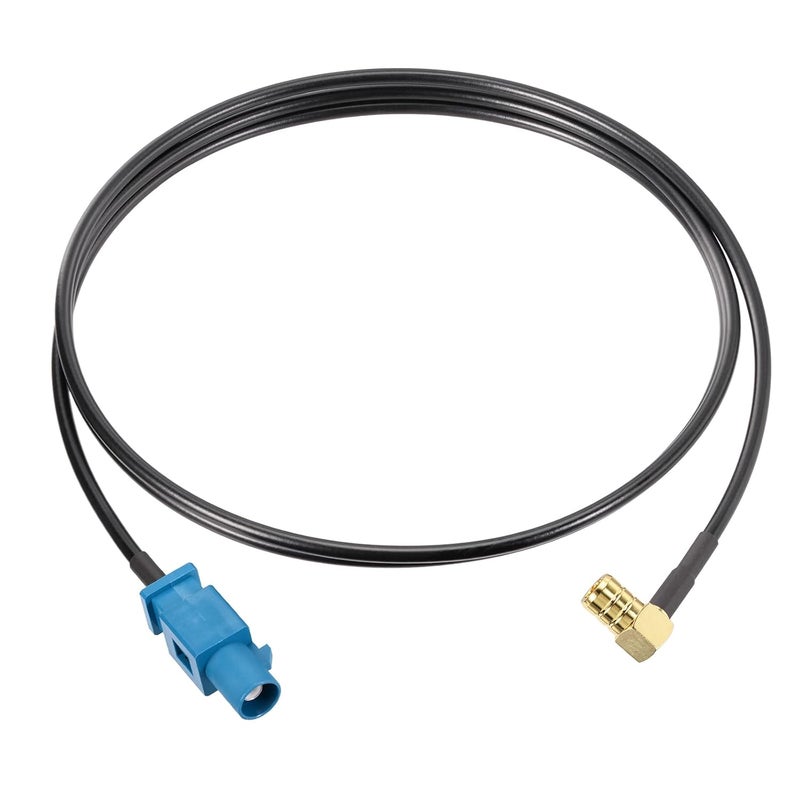 BINGFU Vehicle Car Truck SUV Satellite Radio Antenna Adapter Converter Cable, 3.28ft Fakra Z Male to SMB Plug Coaxial Pigtail Cable for Car Sirius XM Satellite Radio Stereo Receiver Tuner - Image 1