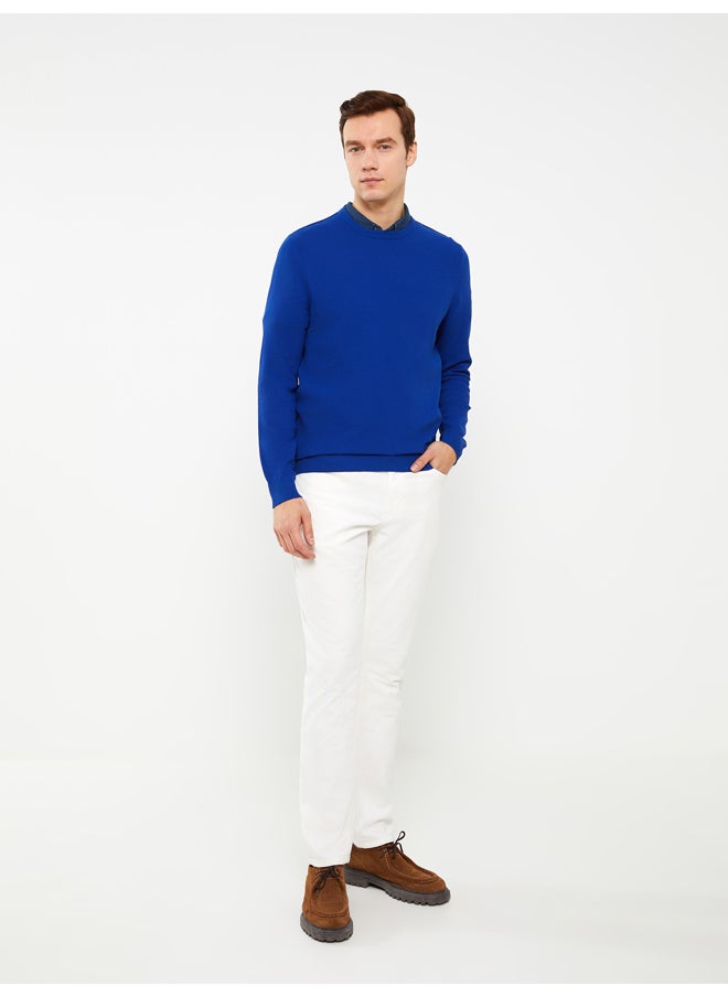 LC WAIKIKI - Crew Neck Long Sleeve Men's Tricot Sweater - Image 1