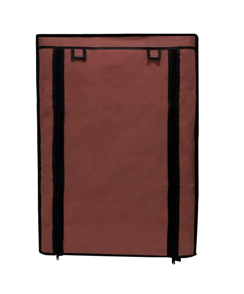 PHILOSHOP PHILOSHOP Shoe Rack Cover For Home Only for 5Layer Portable Foldable Shoe stand Non Woven Zipper Fabric Cover - Image 4
