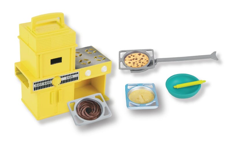 Worlds Smallest World's Smallest Easy-Bake Oven. Offered in Two Colors, Turquoise and Harvest Gold. Colors Selected at Random.