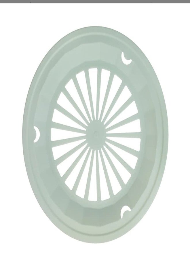 Cooking Concepts Bright Colored Plastic Paper Plate Holders for 9 Inch Paper Plates, 8 Piece Set (Mint) - Image 2